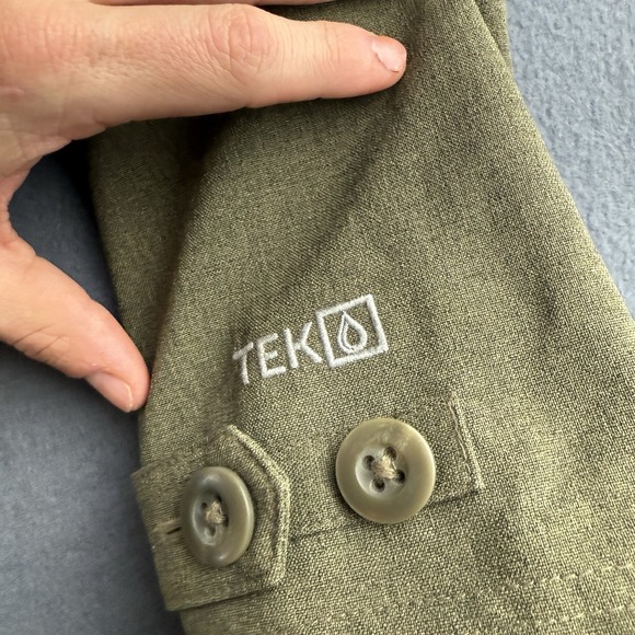 LL Bean Jacket Mens L Green Tek 3-in-1 All Season Parka Hooded Primaloft 284416* - Picture 9 of 14